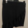 ATMOSPHERE Black Ruffle Detail Mini Skirt Size 14! Image 2