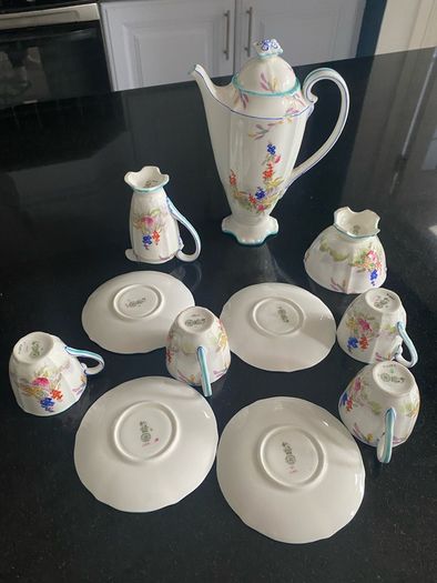 Royal Doulton  coffee set 1938 Art Deco