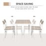 5Pcs Wooden Dining Set Image 3