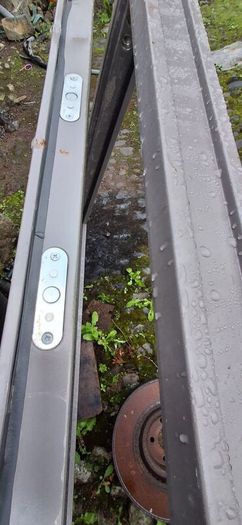 Steel security door