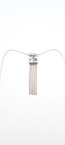 Sterling Silver Fringe Necklace