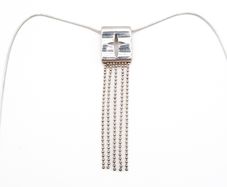 Sterling Silver Fringe Necklace
