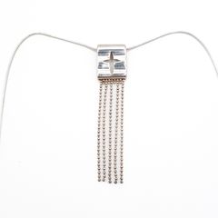 Sterling Silver Fringe Necklace