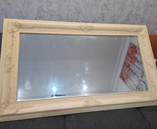 Large Cream Mirror