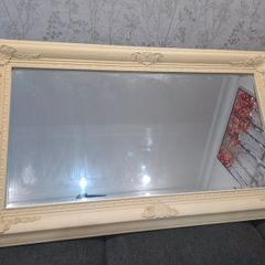 Large Cream Mirror