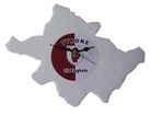 Handmade Glass County Clock - Tyrone
