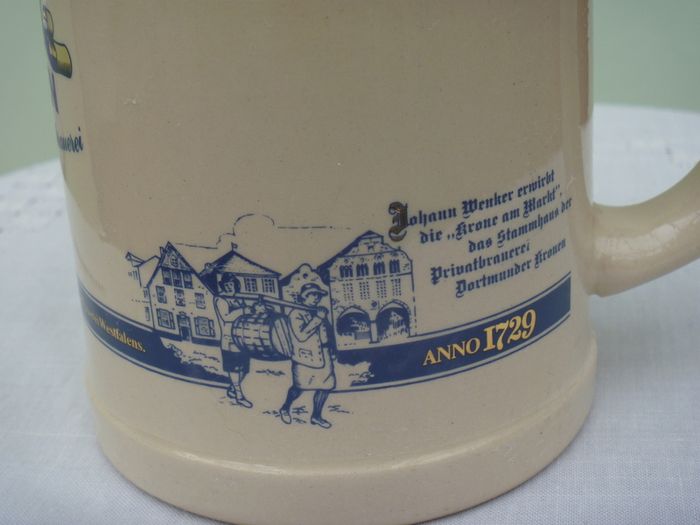 Kronen 0.5 Litre Beer Stein/mug