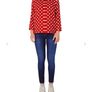 Phase eight red and white polka dot blouse with Peter Pan collar size 12 Image 3