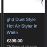 Ghd Duet Style Hot Air Styler In White 4.4/5 Image 3