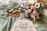Mother of the Bride Personalised Wedding Hanger