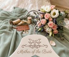 Mother of the Bride Personalised Wedding Hanger