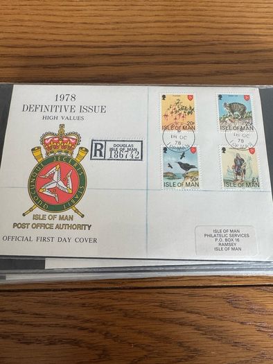 FDC Isle of Man 1978