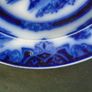 Antique Petrus Regout Blue Flow Ware Kong Pattern Plate Image 5