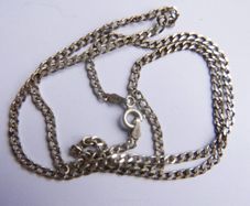 Vintage Sterling Silver 925 - 20 Inch  Curb Link Chain 6,4g