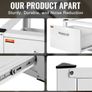 Laundry Pedestal 686mmW x 366mmH, Washer And Dryer Base Stand Platform Universal Fit 299kg Capacity, Heavy Duty Multi-Functional Base for Washing Machine with Drawer & Rich Accessories Image 5