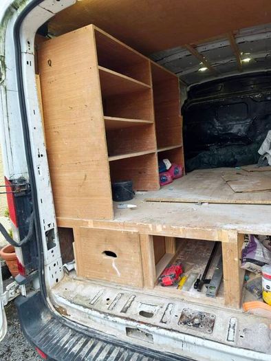 Ford Transit 350 Shelving