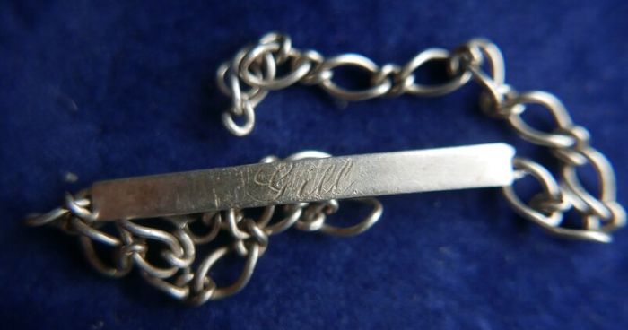 Vintage Sterling Silver hallmarked 925 Bracelet length 7" - 3,6g