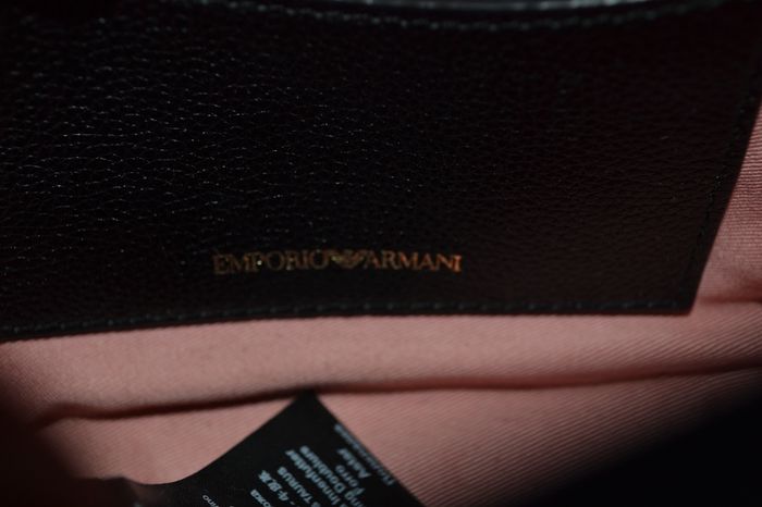 Giorgio Armani black leather Bag