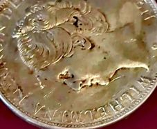 Silver 2.5 Gulden 1933 Vilhelmina