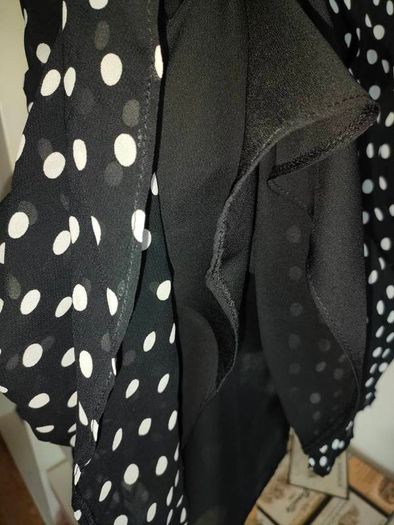 Black and White polkadot dress size 16 - 18 Postage included