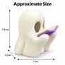 Reading Ghost - LED Tealight Halloween Decor - Book Lover Gift - 3D Image 3
