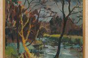 Ivor B. Coburn oil painting