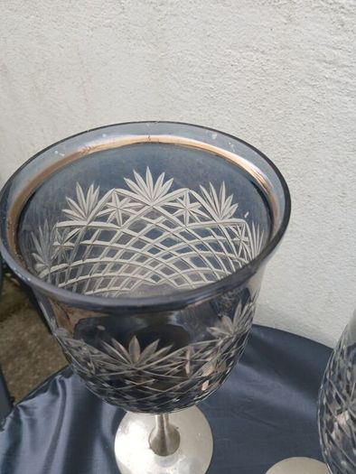 2 Massive Candle Holder