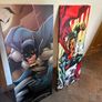Batman and superman canvas wood print Image 2