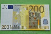 Germany 2002 year 200 Euro banknote.