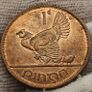 Ireland 1968 1d Penny Uncirculated Image 2