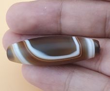 Vintage Yemeni Suliemani Natural Eye Agate Bead Amulet