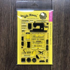 Waffle Flower, "Notions" photopolymer stamp set