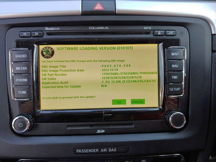 VW RNS510 Skoda Seat  navigation DVD, version 2020 Ireland UK Europe