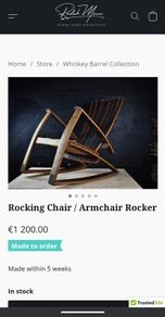 Hand made Rocking chair