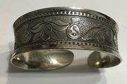 cuff Bangle silver tone