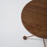 Vintage Tripod Side Teak and Copper Table by Albert Larsson for Alberts Tibro, 1950s Image 7