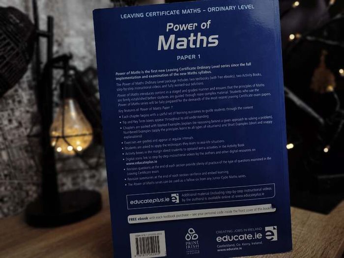 Power of Maths ! Leaving Cert ! Paper 1 ! Ordinary Level ! by Educate.ie !