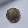 rare isle of man xmas 50p coin Image 2
