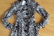New Black and white Mac coat