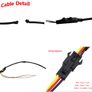 2pcs 60CM Car LED Turn Daytime Running White&Yellow Soft Tears Strips Guide Lights Image 4