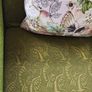 2 x Vintage Green Armchairs Image 3