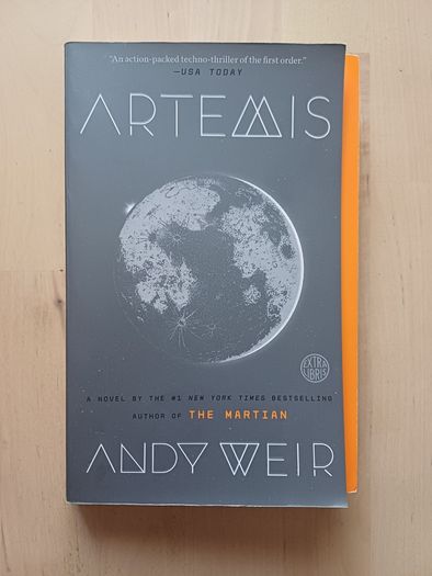 Artemis by Andy Weir (Science Fiction American Edition Paperback 2018)