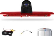 Brake Light Reverse Camera for Ford Transit 2014-2018 with IR Night Vision IP67 Waterproof Rear View Camera Wide Viewing Angle Lens Parking Camera High Mount + 10m Cable
