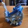 Dolphine scene candle holder Image 4