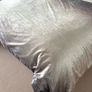 Kylie Minogue Ombre Silver Grey Bedspread Throw Image 3