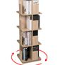 BRAND NEW Revolving bookcase 360-degree Rotating Solid Wood Bookshelf Children's Picture Book Shelf Floor Corner Shelf Image 3
