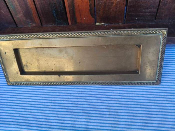 Vintage Brass Letterbox