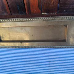 Vintage Brass Letterbox