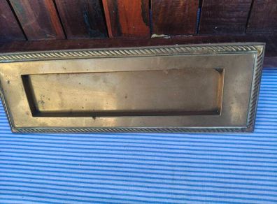 Vintage Brass Letterbox