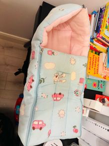 3 in 1 Bed,Sleeping Bag&Carry Nest,Cotton Bedding for New Born&Infant,Portable